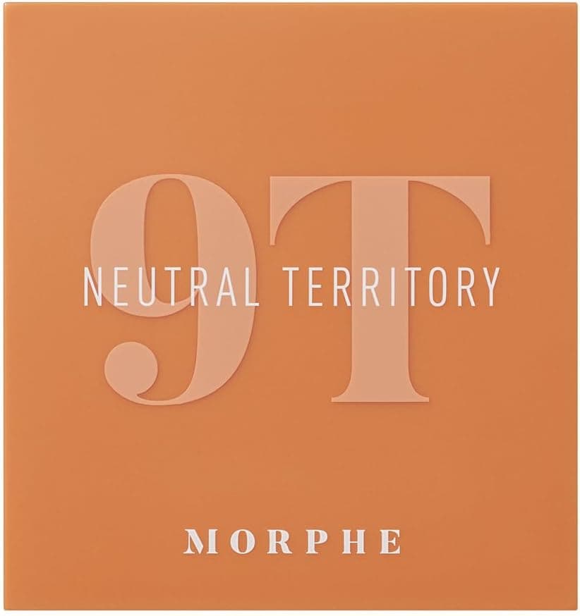 پالت سایه چشم Morphe با رنگهای گرم، مات و براق مدل 9T Neutral Territory 0.35 Oz پالت سایه چشم Morphe با رنگهای گرم، مات و براق مدل 9T Neutral Territory 0.35 Oz
