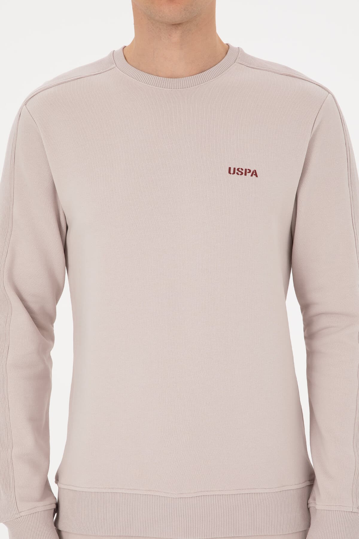 سوئیشرت مردانه U.S. Polo Assn. فیت معمولی یقه گرد سنگی مدل 50315598-VR049 سوئیشرت مردانه U.S. Polo Assn. فیت معمولی یقه گرد سنگی مدل 50315598-VR049