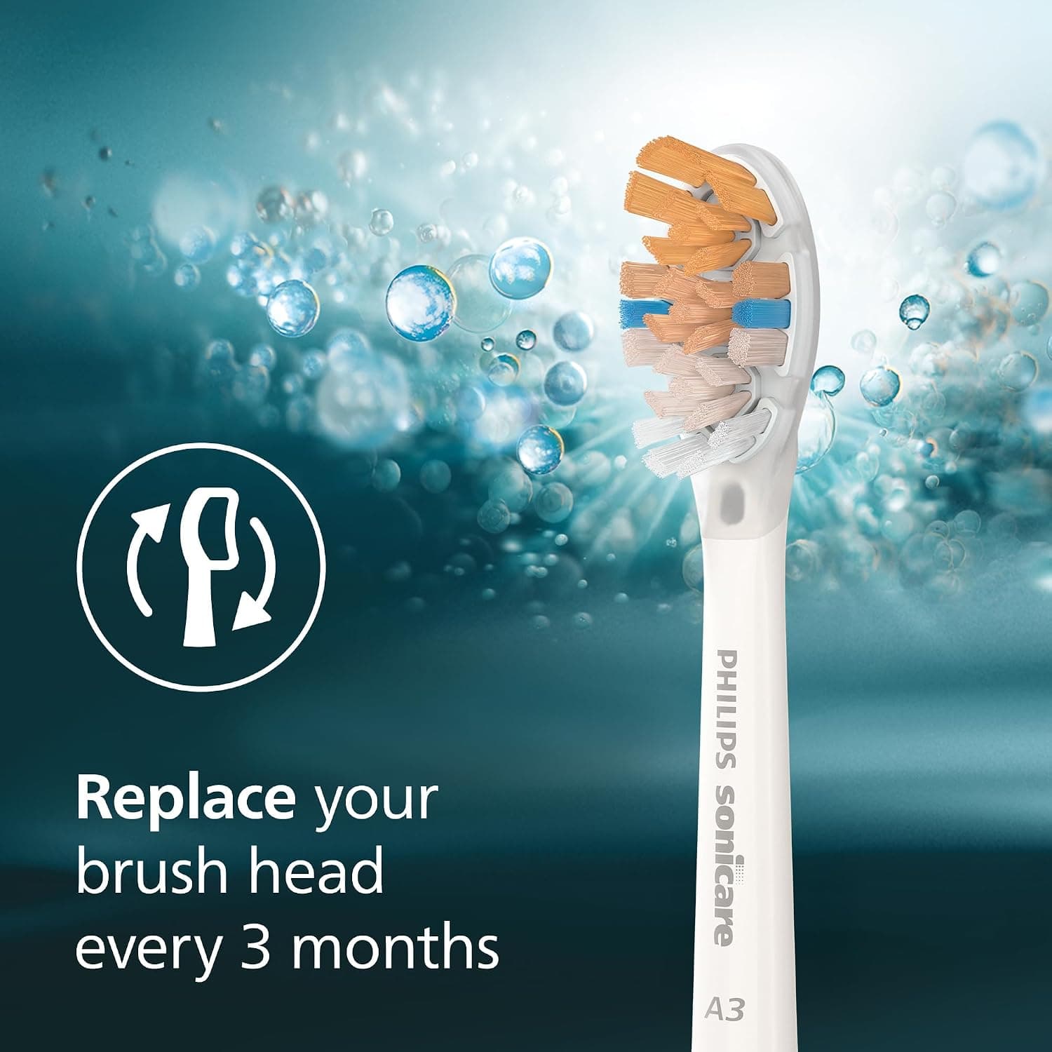 سری یدکی مسواک Philips Sonicare همهکاره A3 سفید 2 عدد مدل HX9092/65 سری یدکی مسواک Philips Sonicare همهکاره A3 سفید 2 عدد مدل HX9092/65