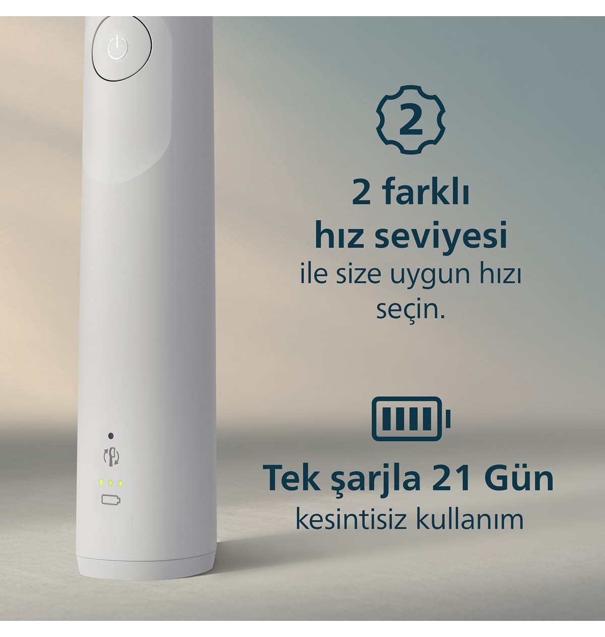 مسواک برقی شارژی Philips Sonicare 5300 با ۲ هد سفید مدل HX7108/03 مسواک برقی شارژی Philips Sonicare 5300 با ۲ هد سفید مدل HX7108/03