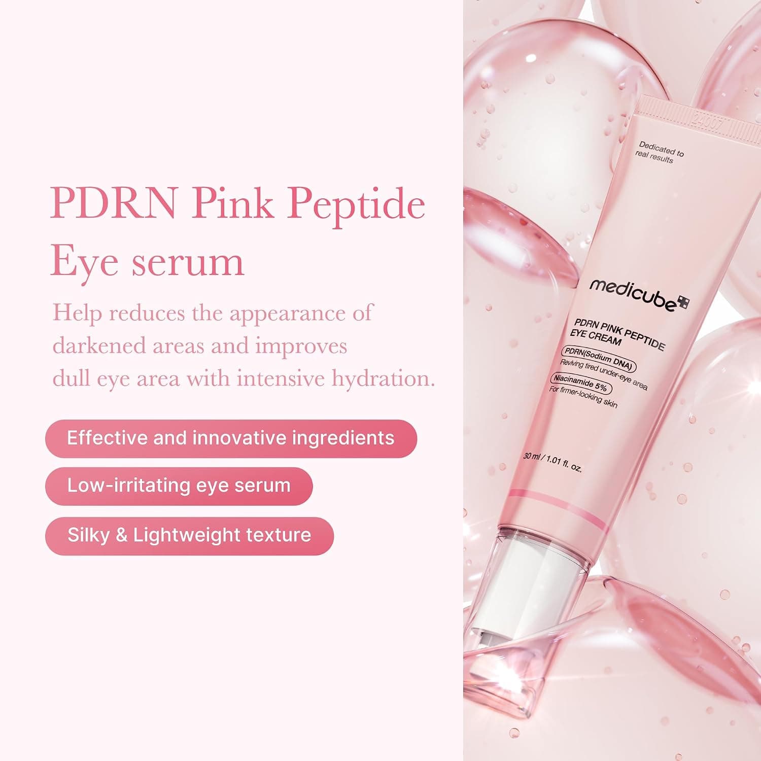 سرم دور چشم medicube Salmon DNA PDRN Pink Peptide 1.01fl.oz سرم دور چشم medicube Salmon DNA PDRN Pink Peptide 1.01fl.oz