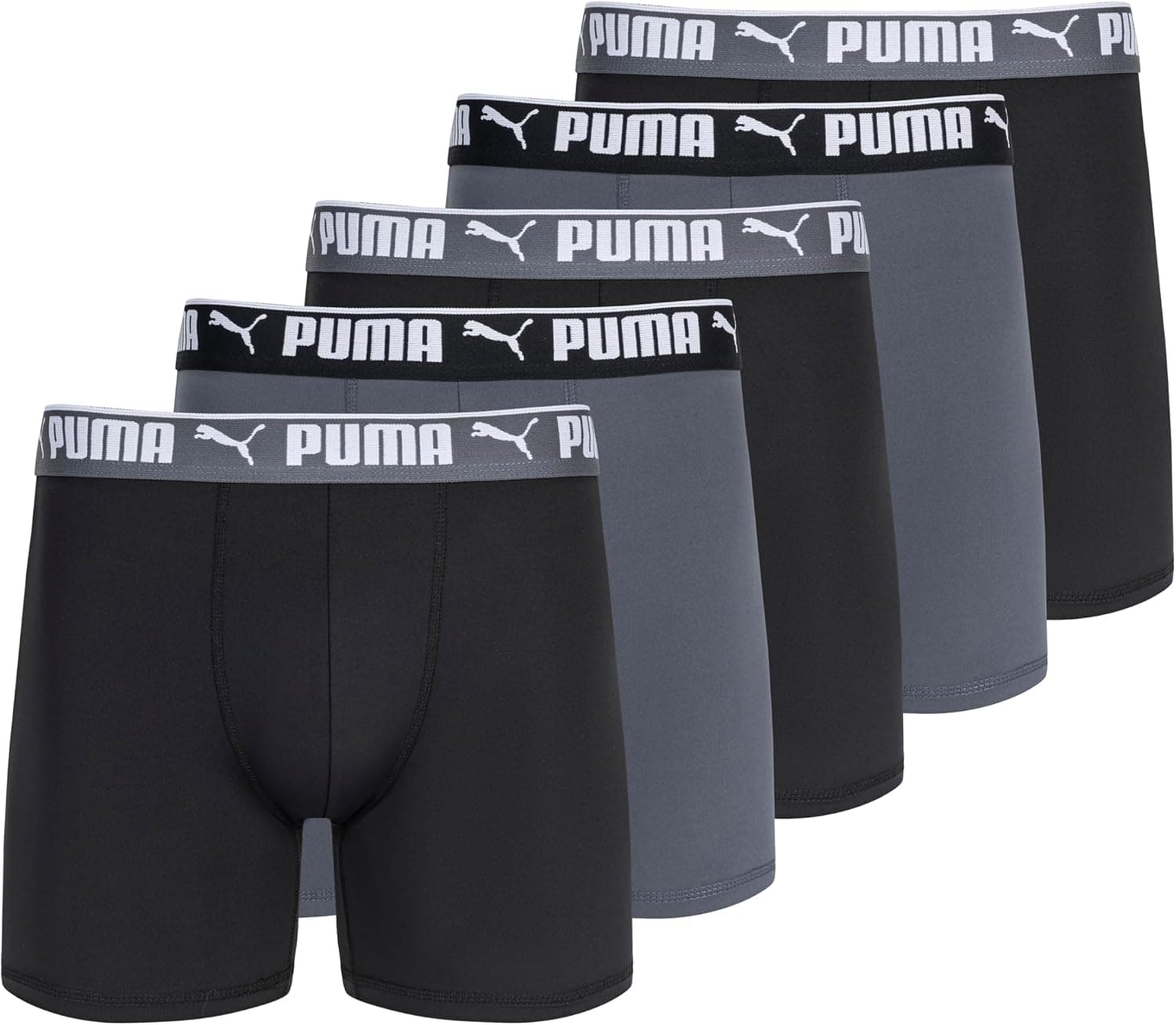باکسر بریف مردانه PUMA بسته 5 عددی Performance باکسر بریف مردانه PUMA بسته 5 عددی Performance