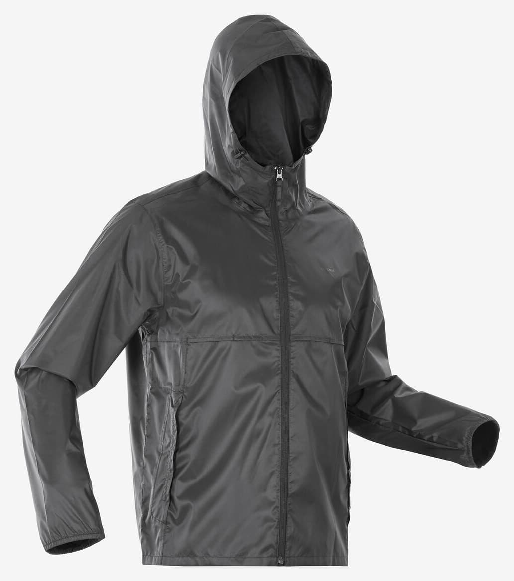 بارانی مردانه Decathlon Quechua فضای باز مشکی Raincut بارانی مردانه Decathlon Quechua فضای باز مشکی Raincut