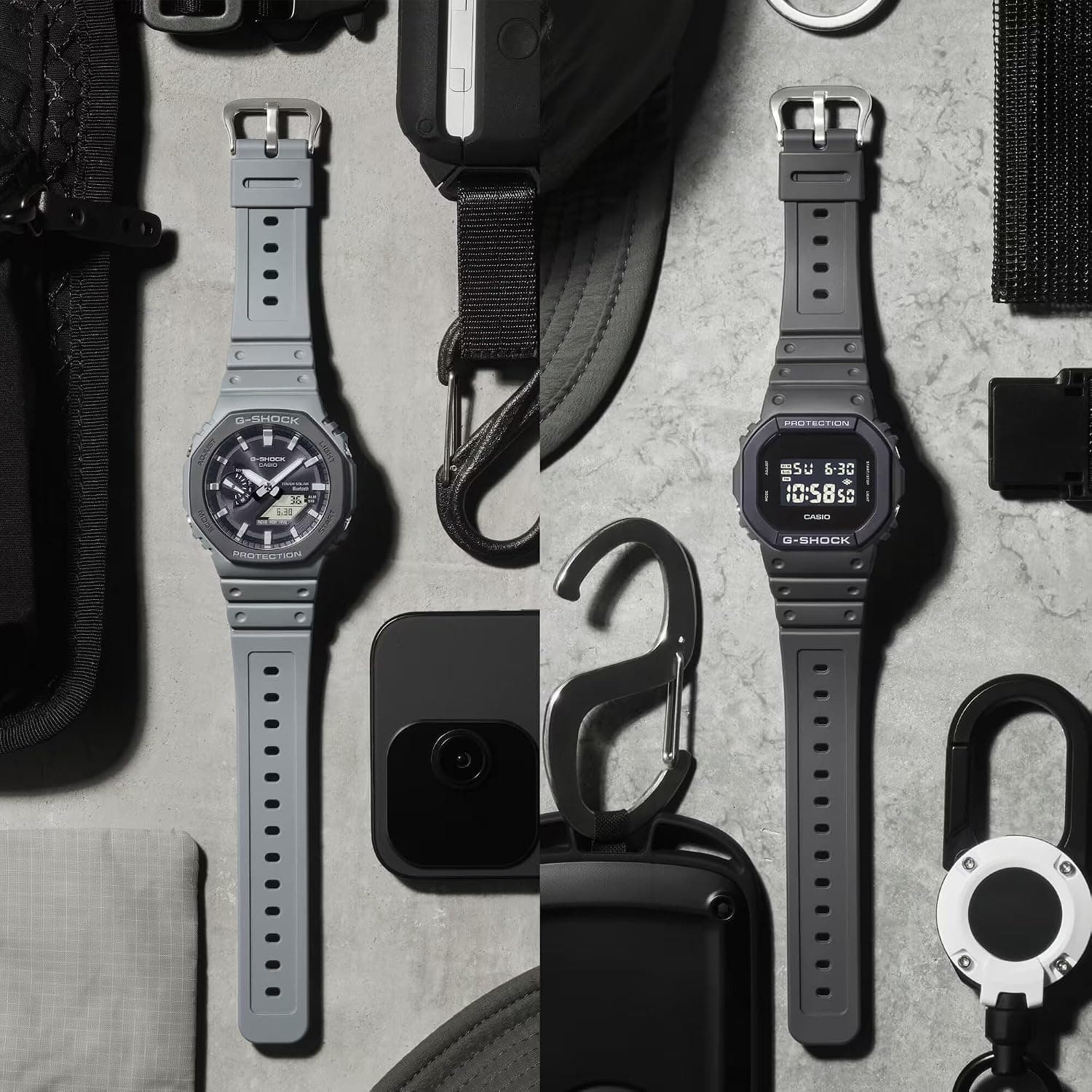 ساعت مچی مردانه Casio G-Shock آنالوگ دیجیتال خاکستری مشکی مدل GA-B2100LUU-8ADR ساعت مچی مردانه Casio G-Shock آنالوگ دیجیتال خاکستری مشکی مدل GA-B2100LUU-8ADR
