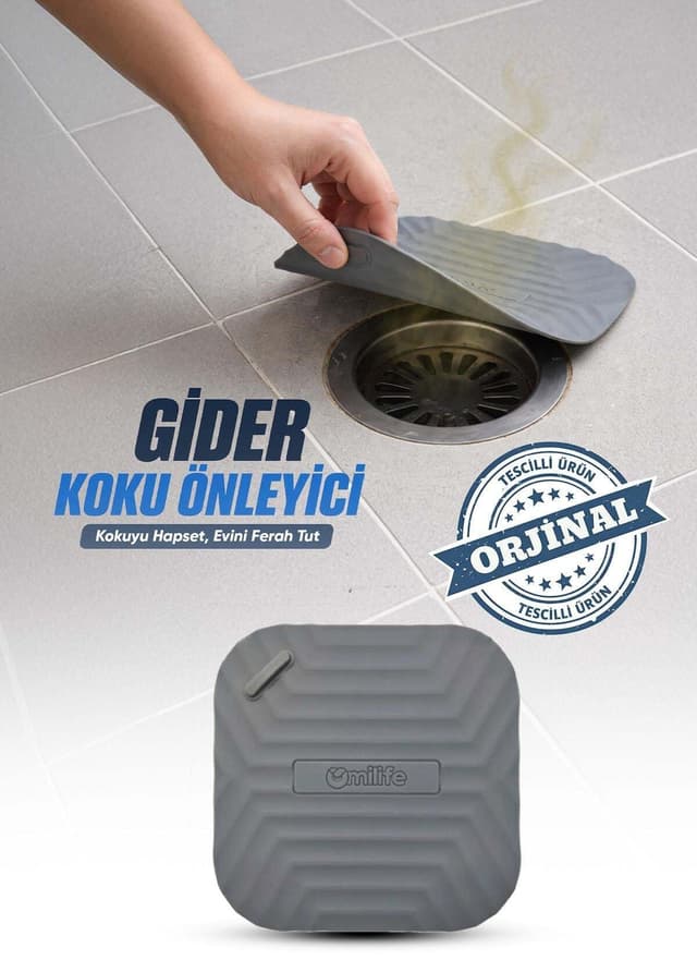درپوش زهکش omilife مربعی خاکستری سیلیکونی ضد بو درپوش زهکش omilife مربعی خاکستری سیلیکونی ضد بو