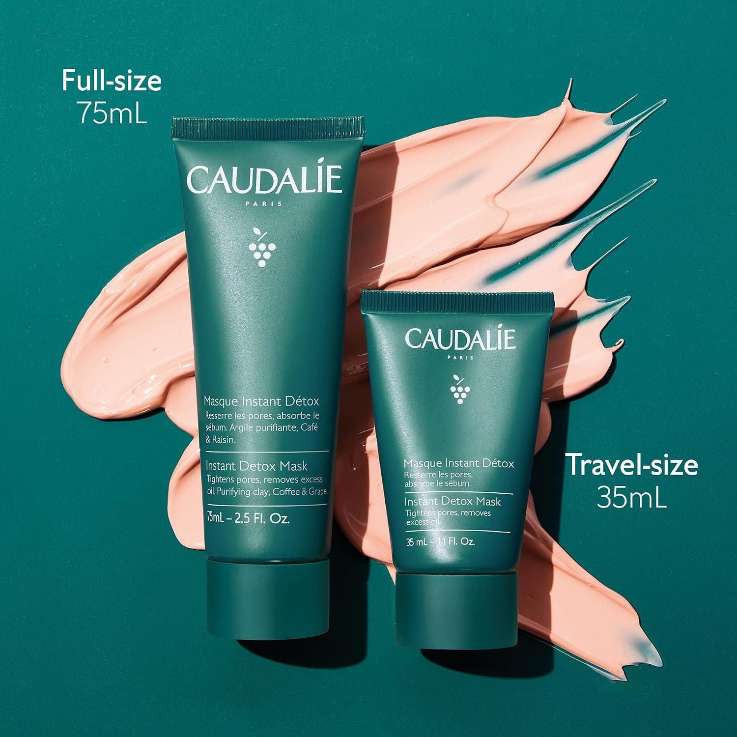 ماسک صورت Caudalie دیتاکس فوری Instant Detox 75 ml ماسک صورت Caudalie دیتاکس فوری Instant Detox 75 ml
