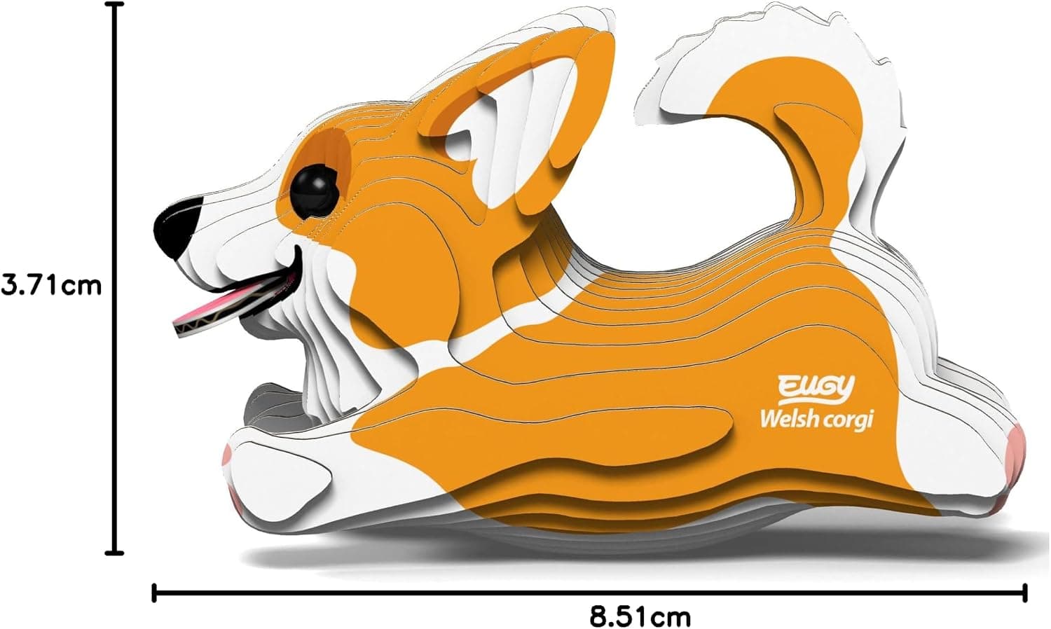 پازل سهبعدی کاغذی EUGY طرح Welsh Corgi سازگار با محیط زیست مدل 080 پازل سهبعدی کاغذی EUGY طرح Welsh Corgi سازگار با محیط زیست مدل 080