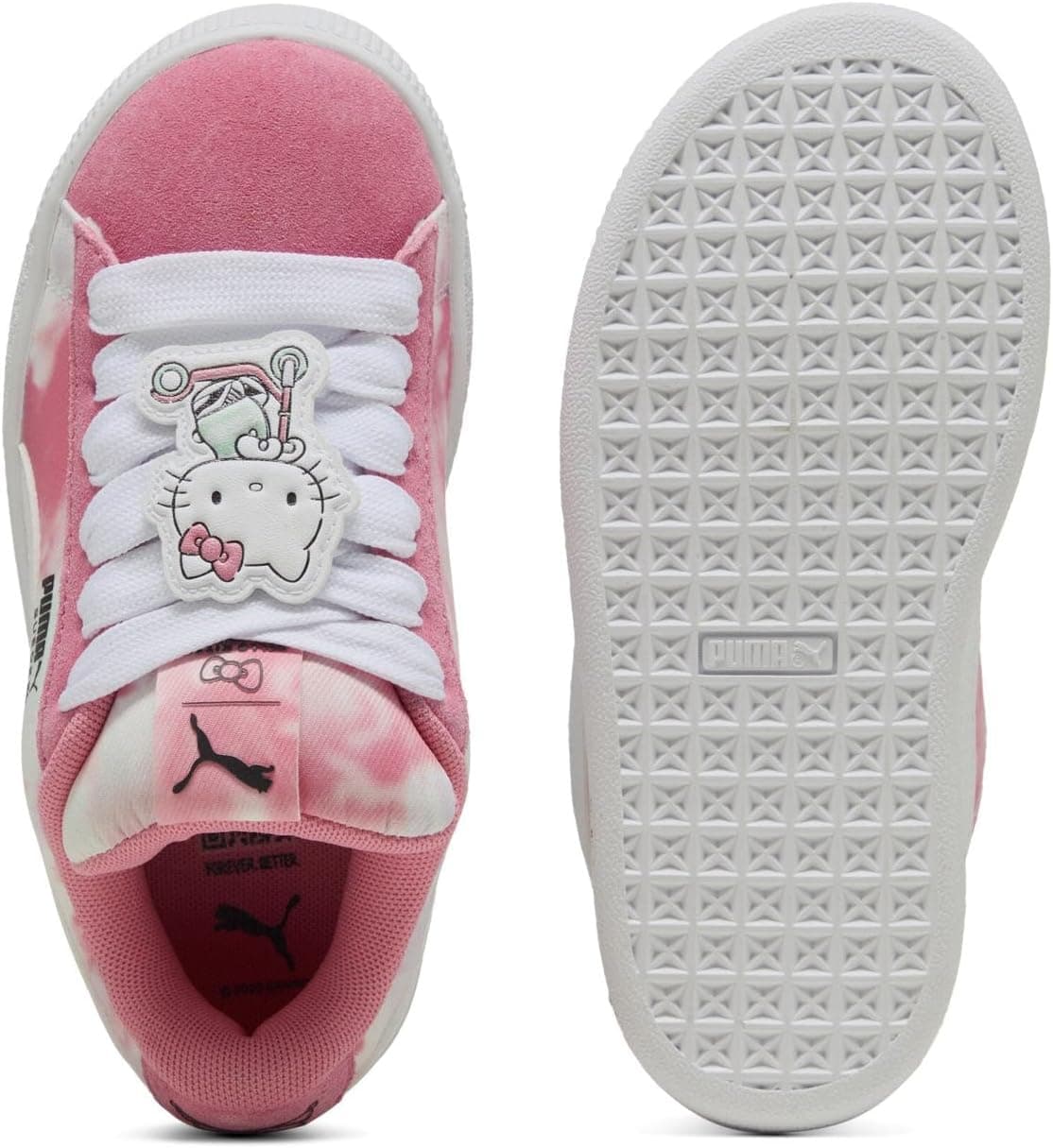 کفش ورزشی دخترانه PUMA Suede XL Hello Kitty&Friends مدل 57-401417-6 کفش ورزشی دخترانه PUMA Suede XL Hello Kitty&Friends مدل 57-401417-6