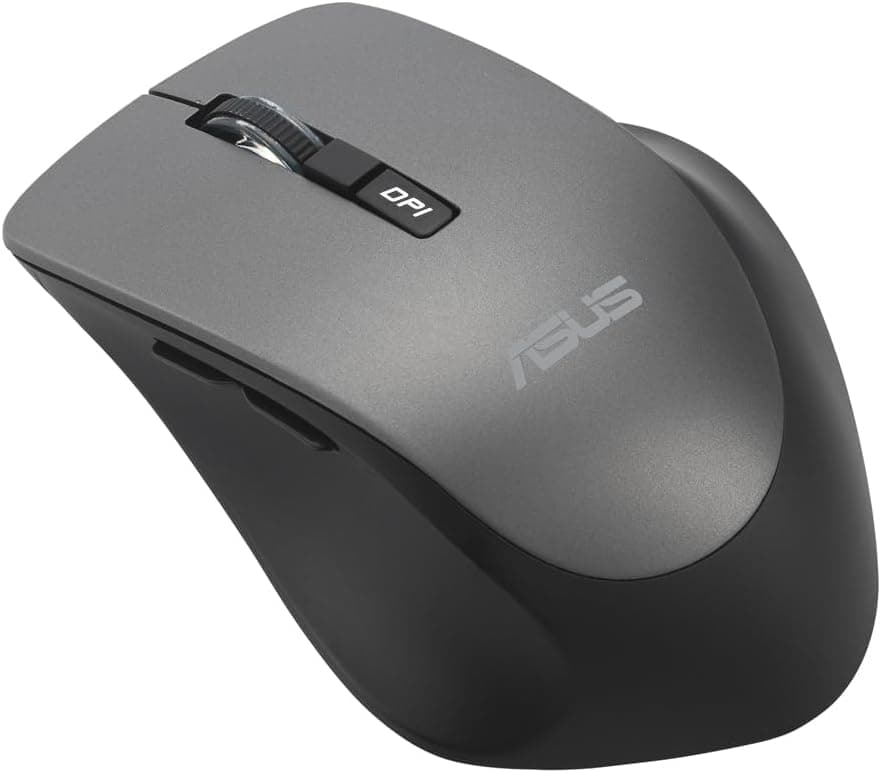 ماوس بیسیم ASUS مشکی و خاکستری با حالتهای 1000dpi و 1600dpi مدل WT425 ماوس بیسیم ASUS مشکی و خاکستری با حالتهای 1000dpi و 1600dpi مدل WT425