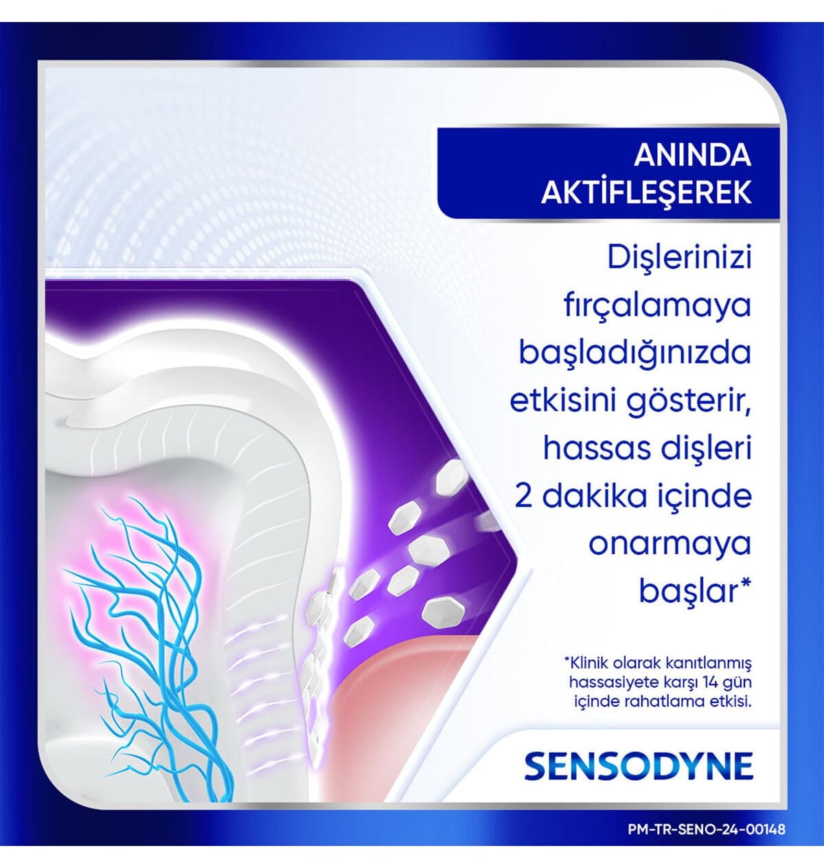 خمیر دندان Sensodyne ترمیم کلینیکی و تمیزکننده عمیق 75ml خمیر دندان Sensodyne ترمیم کلینیکی و تمیزکننده عمیق 75ml