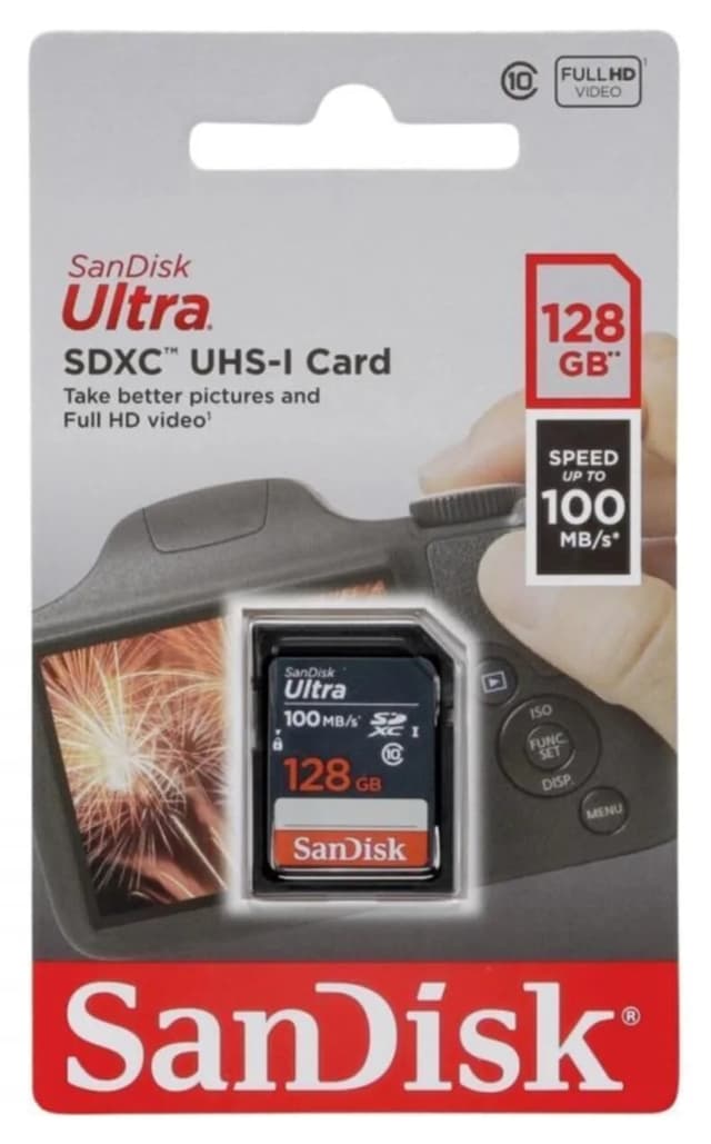 کارت حافظه SDXC Sandisk Ultra با ظرفیت 128GB و سرعت 100MB/s مدل SDSDUNR-128g-gn3ın کارت حافظه SDXC Sandisk Ultra با ظرفیت 128GB و سرعت 100MB/s مدل SDSDUNR-128g-gn3ın
