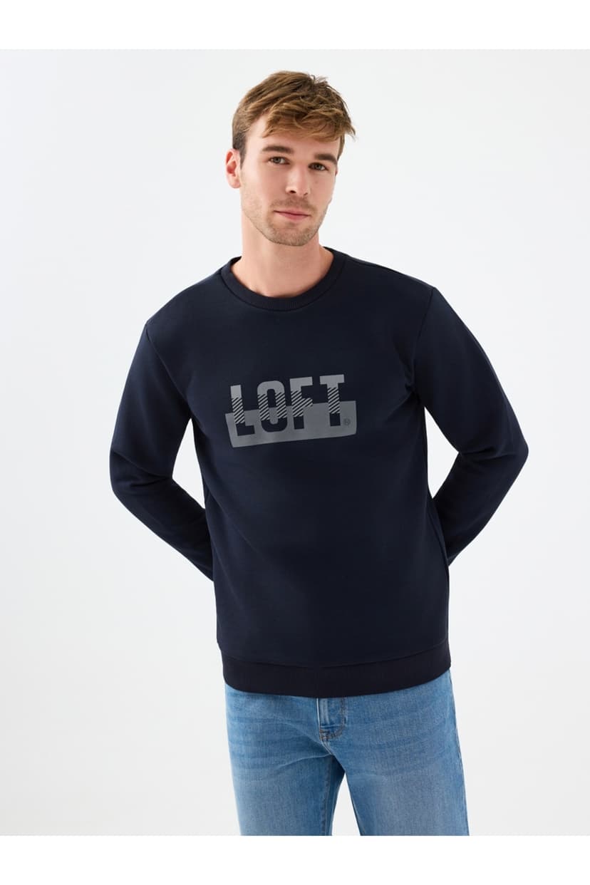 سوئیشرت مردانه Loft با فیت معمولی سوئیشرت مردانه Loft با فیت معمولی