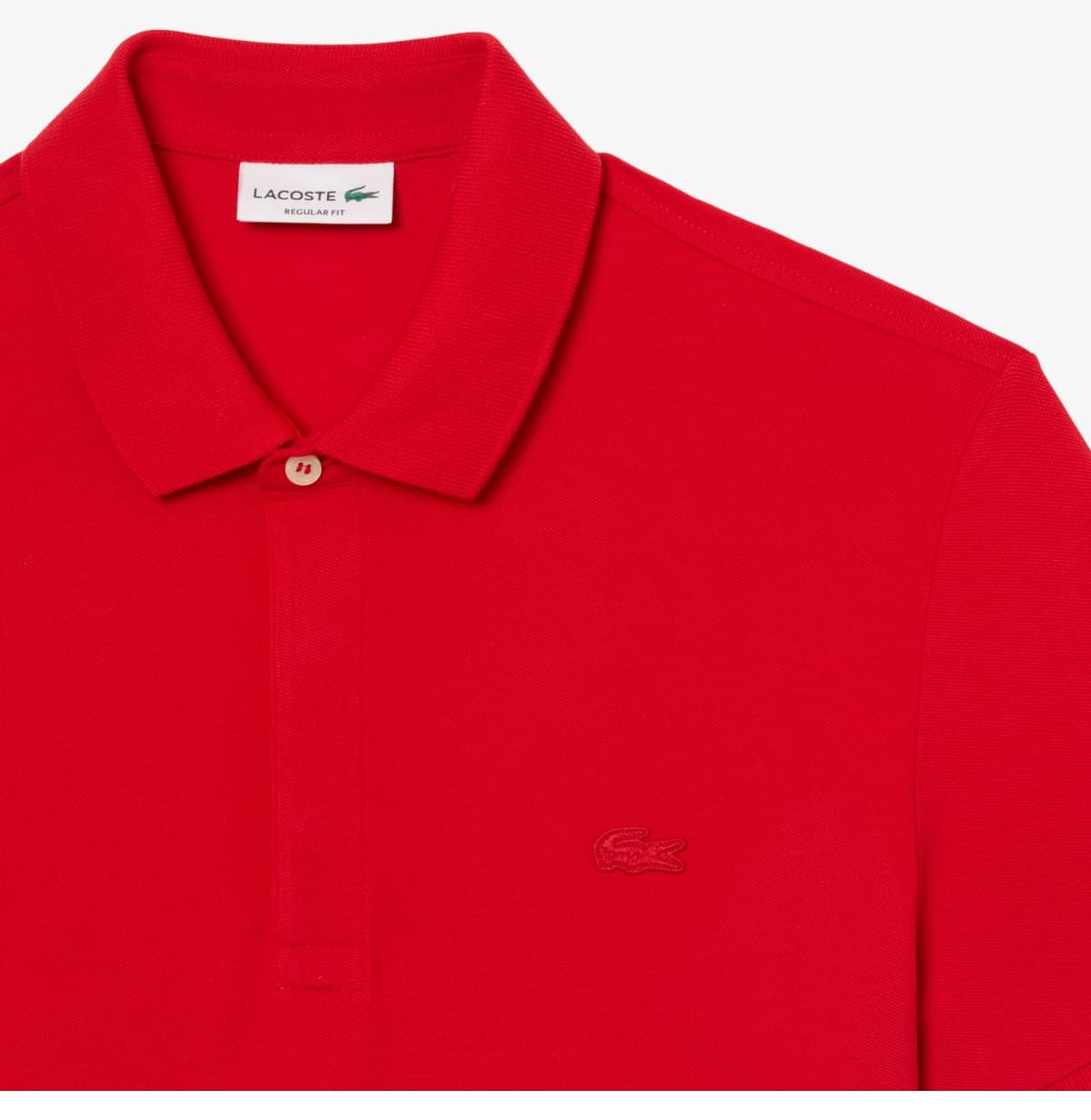 پولو مردانه Lacoste فیت معمولی قرمز Paris پولو مردانه Lacoste فیت معمولی قرمز Paris