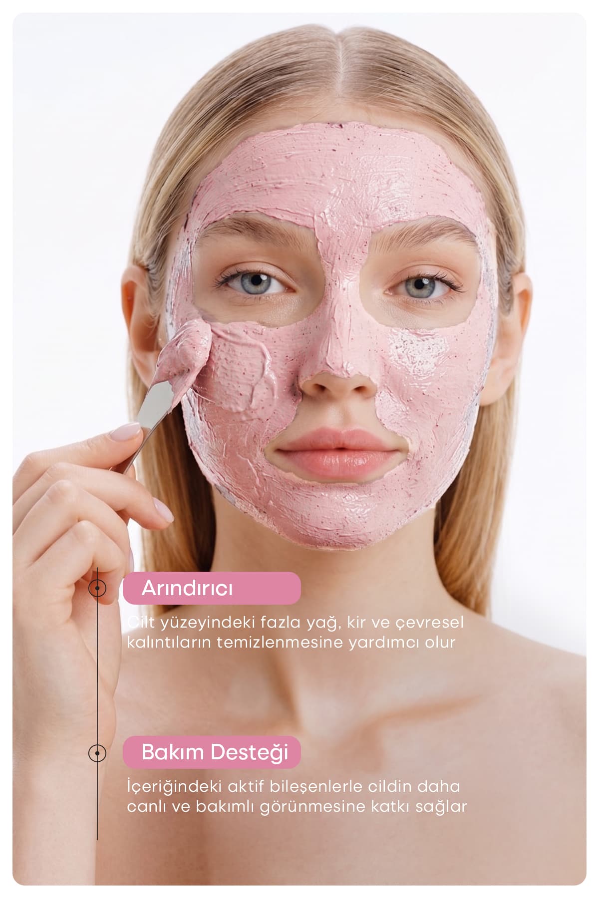 ماسک صورت خاک رس صورتی Rivance پاککننده و سفتکننده منافذ 120 ml ماسک صورت خاک رس صورتی Rivance پاککننده و سفتکننده منافذ 120 ml