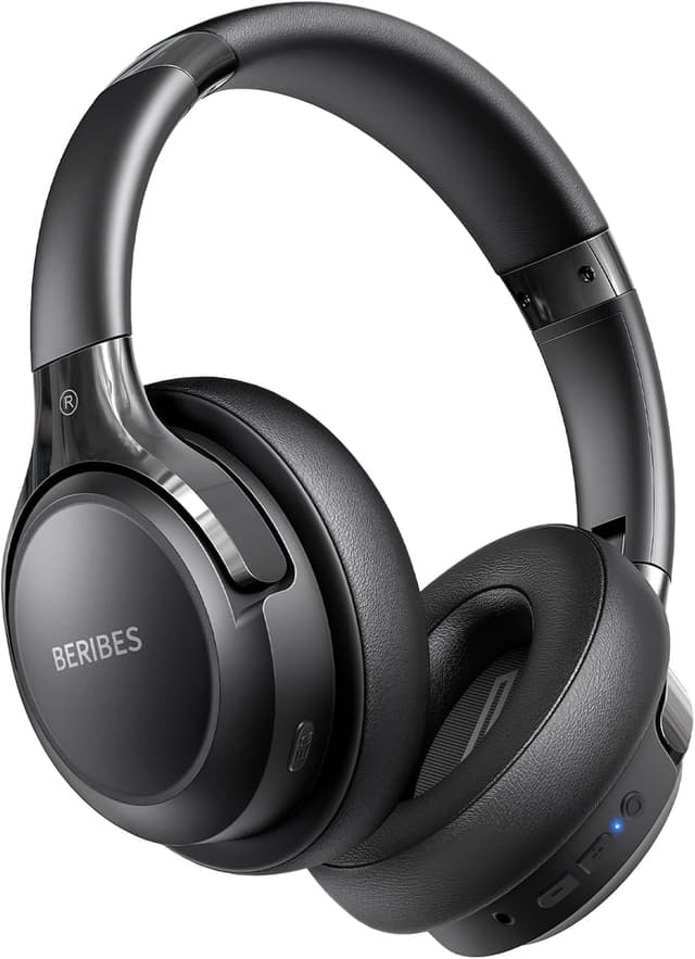 هدفون بلوتوثی روگوشی BERIBES با 65H پخش، میکروفون، 6 حالت EQ و صدای استریو HiFi هدفون بلوتوثی روگوشی BERIBES با 65H پخش، میکروفون، 6 حالت EQ و صدای استریو HiFi