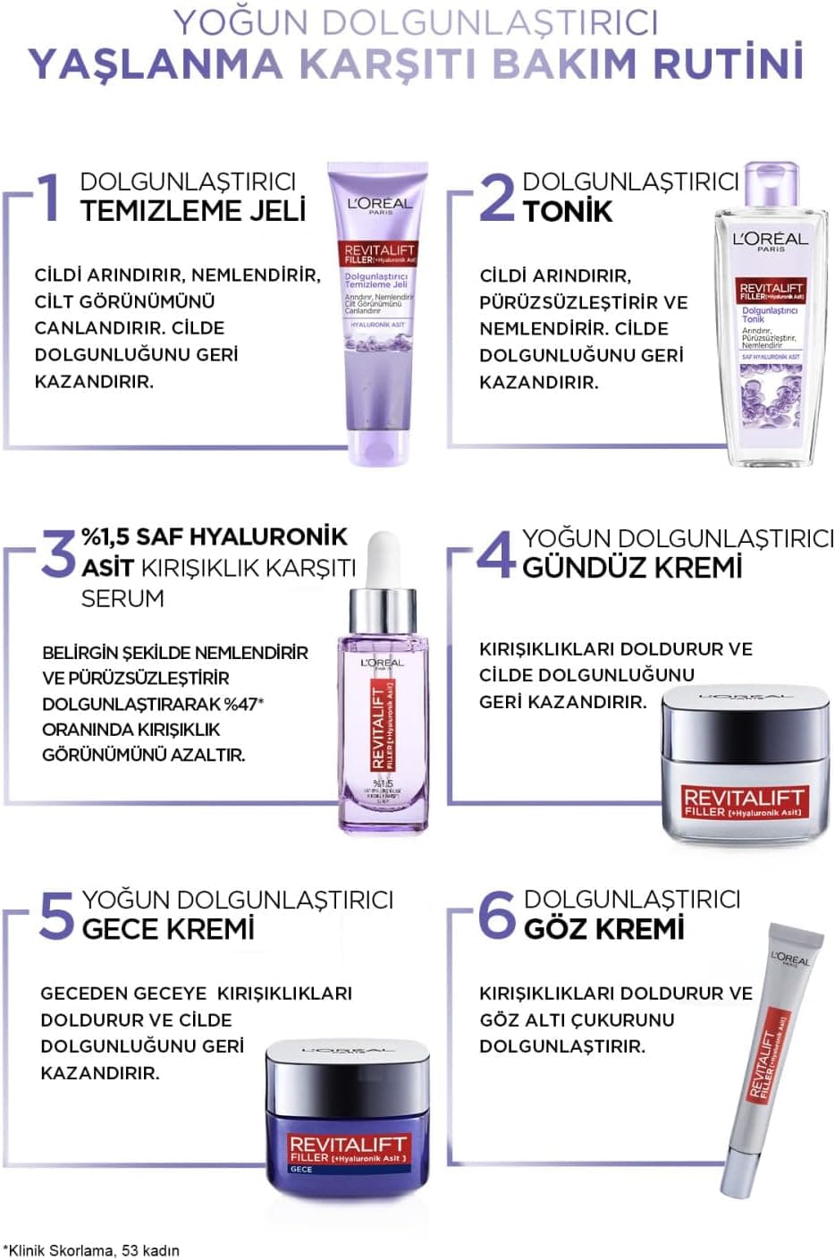 تونر صورت L'Oreal Paris Revitalift Filler حاوی هیالورونیک اسید 200 ml 3600523965663 تونر صورت L'Oreal Paris Revitalift Filler حاوی هیالورونیک اسید 200 ml 3600523965663