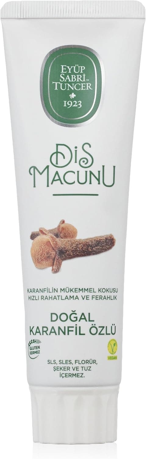 خمیردندان عصاره میخک طبیعی Eyup Sabri Tuncer، 90ml خمیردندان عصاره میخک طبیعی Eyup Sabri Tuncer، 90ml