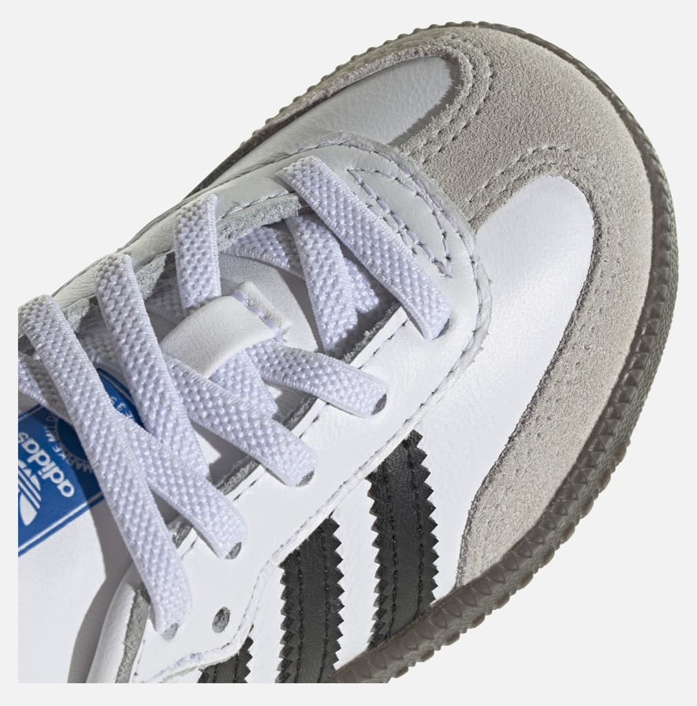 کفش ورزشی بچگانه adidas Samba OG سفید مدل IE3679 کفش ورزشی بچگانه adidas Samba OG سفید مدل IE3679