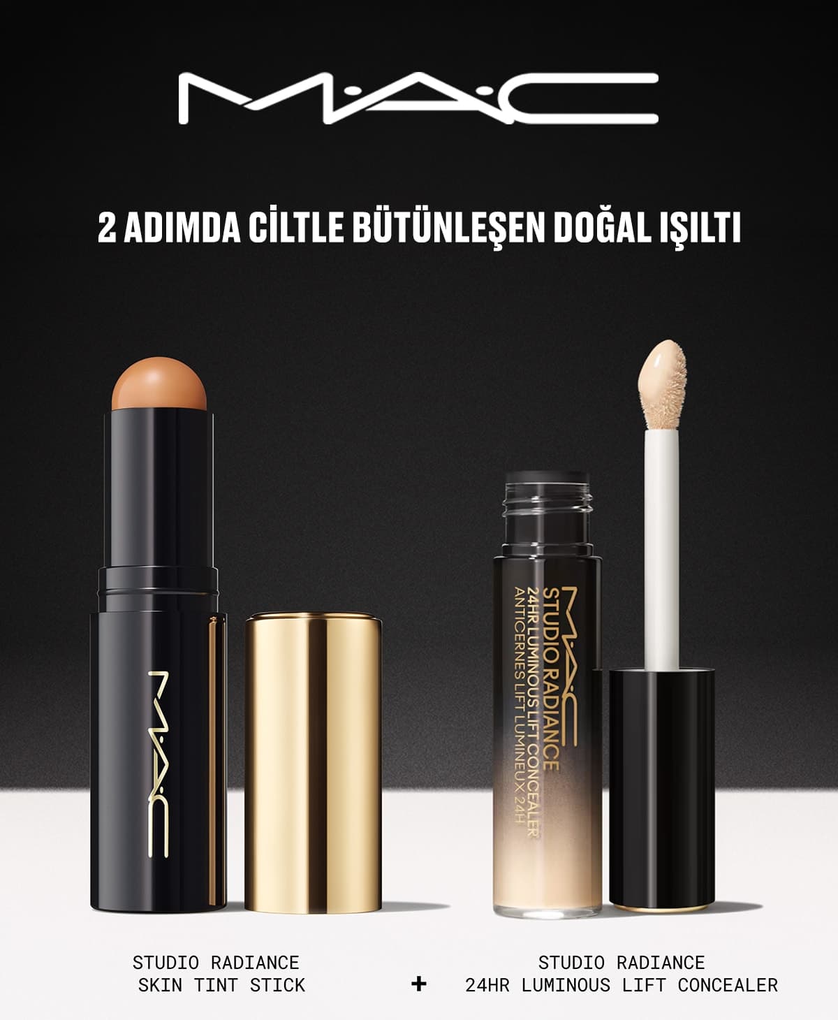 فاندیشن استیک Mac Studio Radiance آبرسان 24 ساعته سرمدار سایه Light 1 فاندیشن استیک Mac Studio Radiance آبرسان 24 ساعته سرمدار سایه Light 1