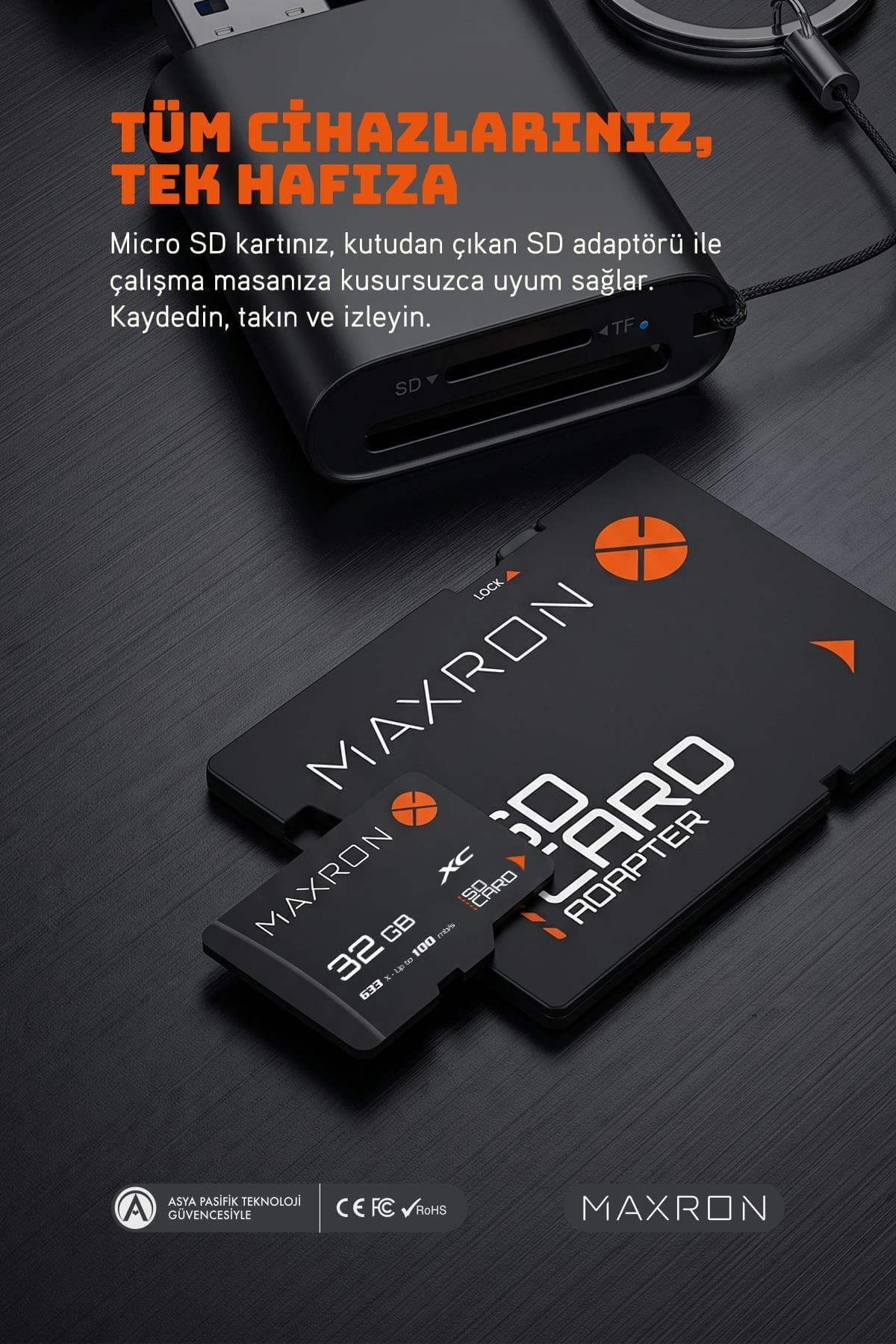 کارت حافظه 32GB Maxron کلاس 10 سازگار با دوربین مینی، امنیتی خانگی و خودرویی و تلفن همراه کارت حافظه 32GB Maxron کلاس 10 سازگار با دوربین مینی، امنیتی خانگی و خودرویی و تلفن همراه