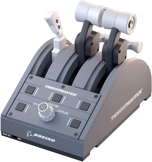 دسته گاز شبیهساز پرواز Thrustmaster TCA Quadrant Boeing Edition برای Xbox Series X و PC دسته گاز شبیهساز پرواز Thrustmaster TCA Quadrant Boeing Edition برای Xbox Series X و PC