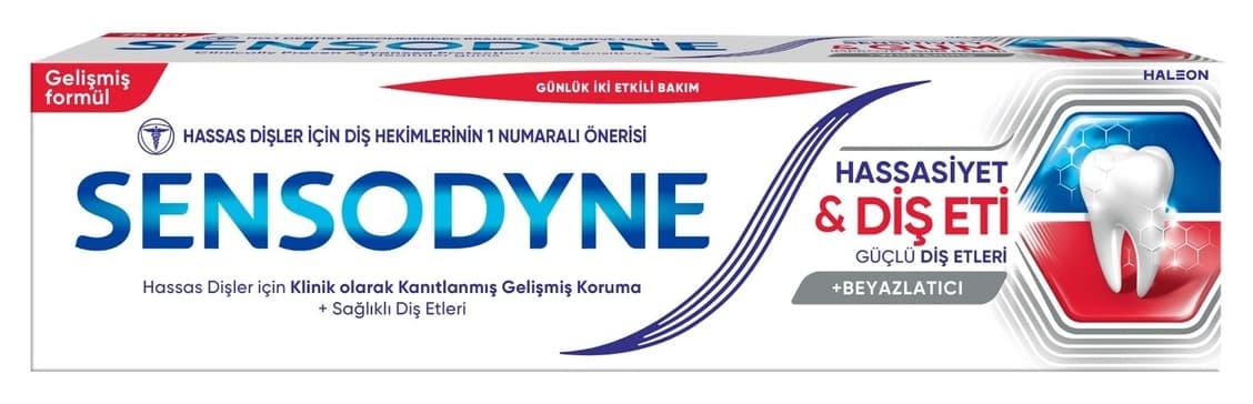 خمیر دندان Sensodyne سفیدکننده برای حساسیت و لثه خمیر دندان Sensodyne سفیدکننده برای حساسیت و لثه