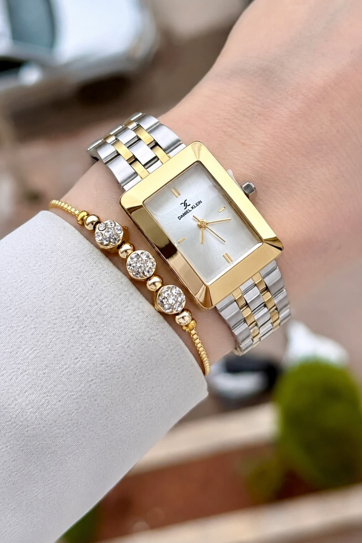 ساعت مچی زنانه Daniel Klein Gold خاکستری 22 mm همراه دستبند ساعت مچی زنانه Daniel Klein Gold خاکستری 22 mm همراه دستبند