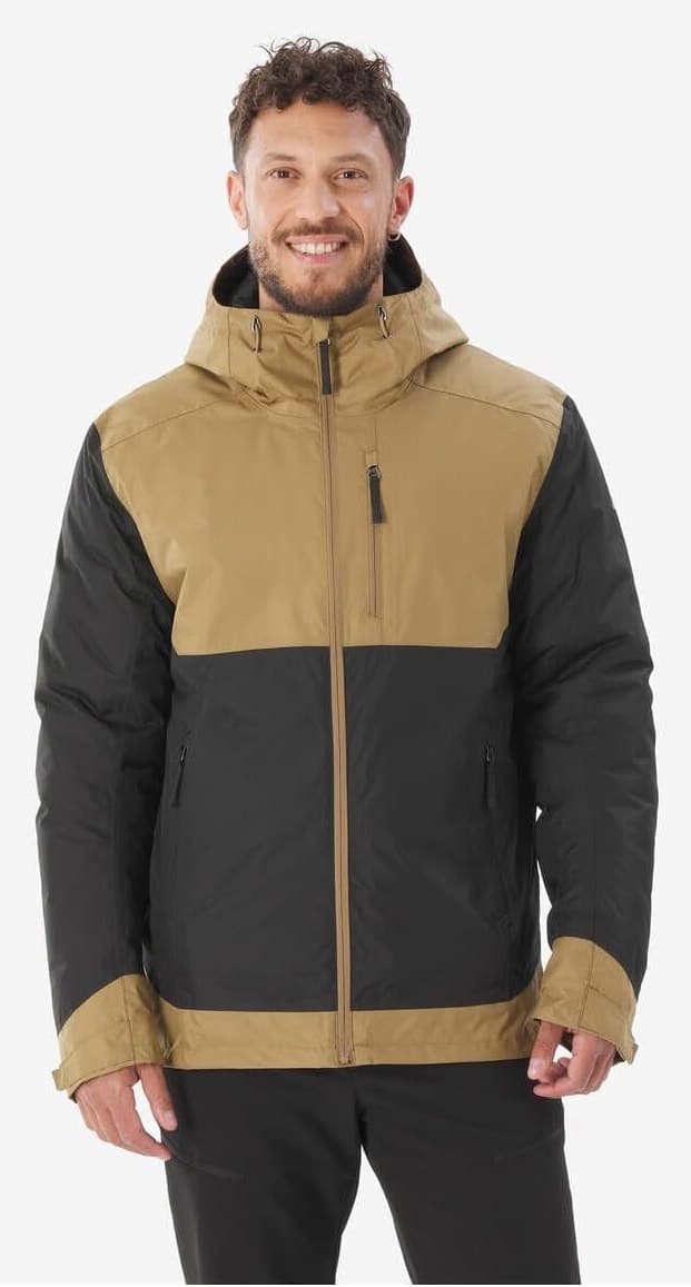 کاپشن کوهنوردی ضدآب مردانه Decathlon Quechua قهوهای مدل NH500-10 °C، سایز S کاپشن کوهنوردی ضدآب مردانه Decathlon Quechua قهوهای مدل NH500-10 °C، سایز S
