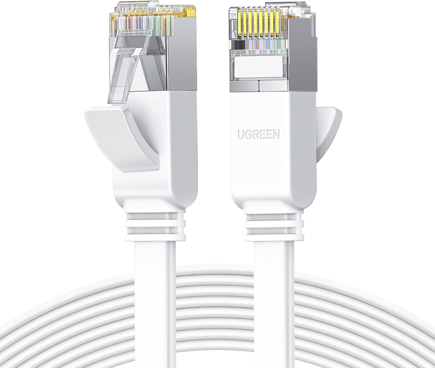 کابل شبکه UGREEN تخت Cat6 با طول 10M و سرعت 5Gbps RJ45 کابل شبکه UGREEN تخت Cat6 با طول 10M و سرعت 5Gbps RJ45