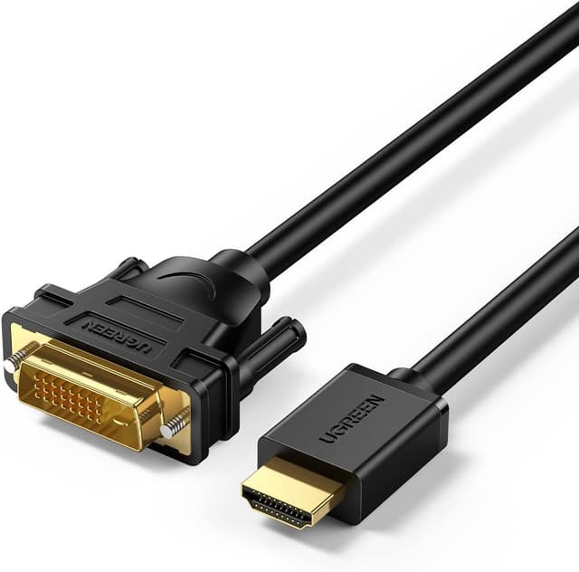 کابل انتقال تصویر دوطرفه HDMI به DVI UGREEN 1080P 5 Metre کابل انتقال تصویر دوطرفه HDMI به DVI UGREEN 1080P 5 Metre