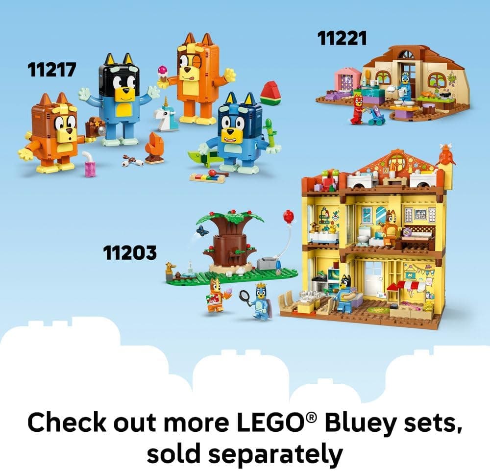 لگو ست مدل Bluey Grannies with Bingo and Bluey 11216 لگو ست مدل Bluey Grannies with Bingo and Bluey 11216