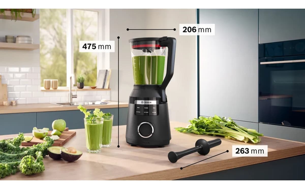 بلندر Bosch Serie 6 VitaPower 1800 W مدل MMB6654B سیاه بلندر Bosch Serie 6 VitaPower 1800 W مدل MMB6654B سیاه