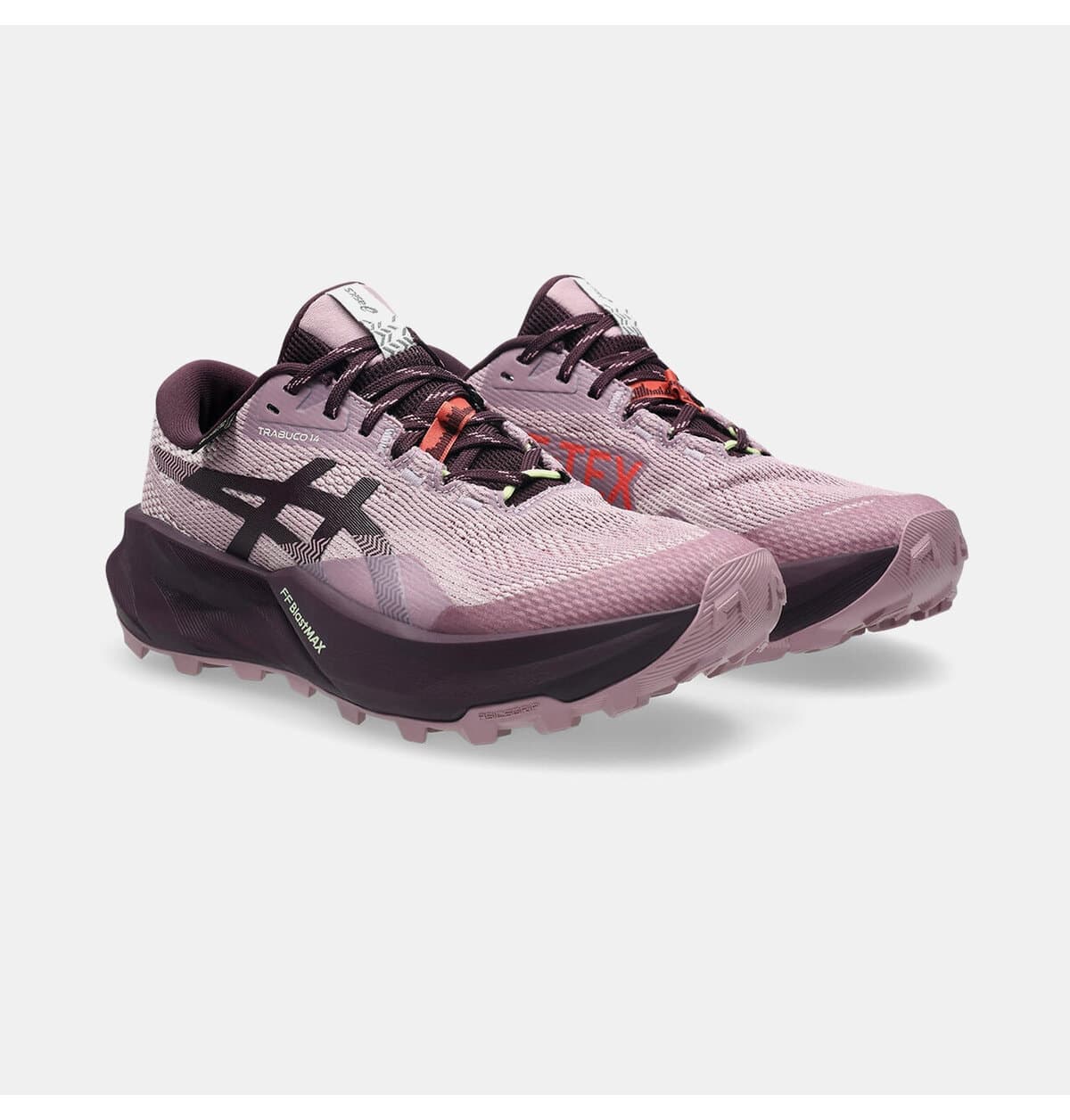 کفش زنانه Asics دویدن در فضای باز TRABUCO 14 GTX مشکی/بنفش مدل 1012B936-500 کفش زنانه Asics دویدن در فضای باز TRABUCO 14 GTX مشکی/بنفش مدل 1012B936-500