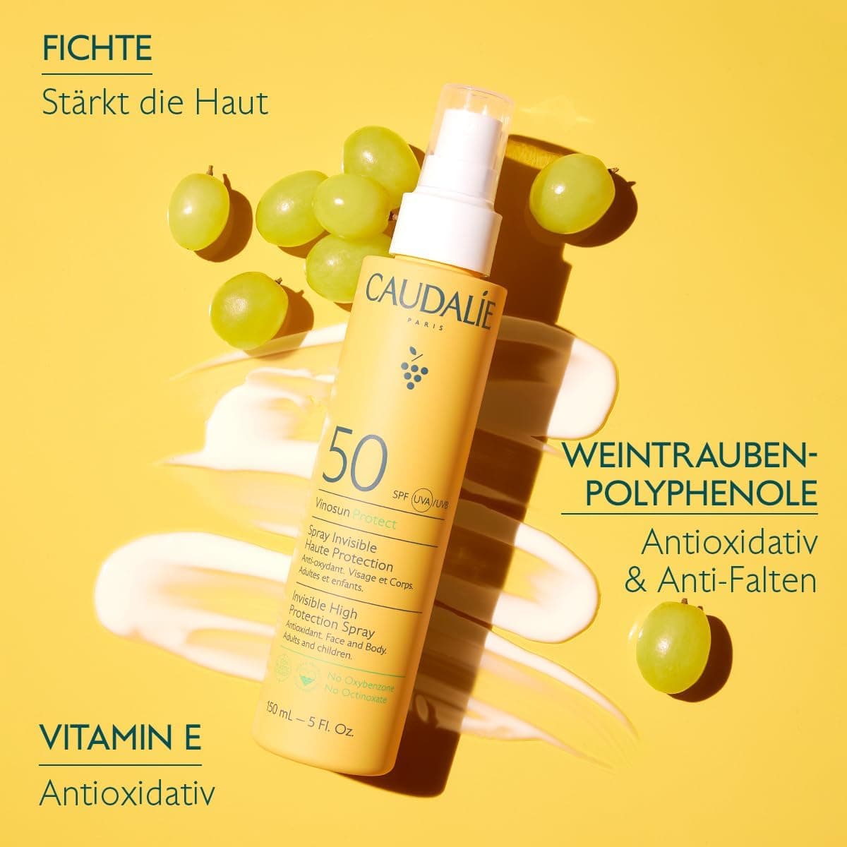 اسپری ضدآفتاب Caudalie Vinosun Protect SPF 50+ 150 ml اسپری ضدآفتاب Caudalie Vinosun Protect SPF 50+ 150 ml
