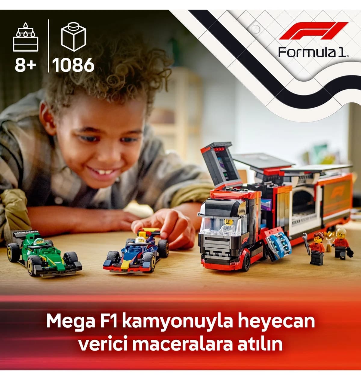 لگو City کامیون F1 ماشینهای RB20 و AMR24 مدل 60445 لگو City کامیون F1 ماشینهای RB20 و AMR24 مدل 60445