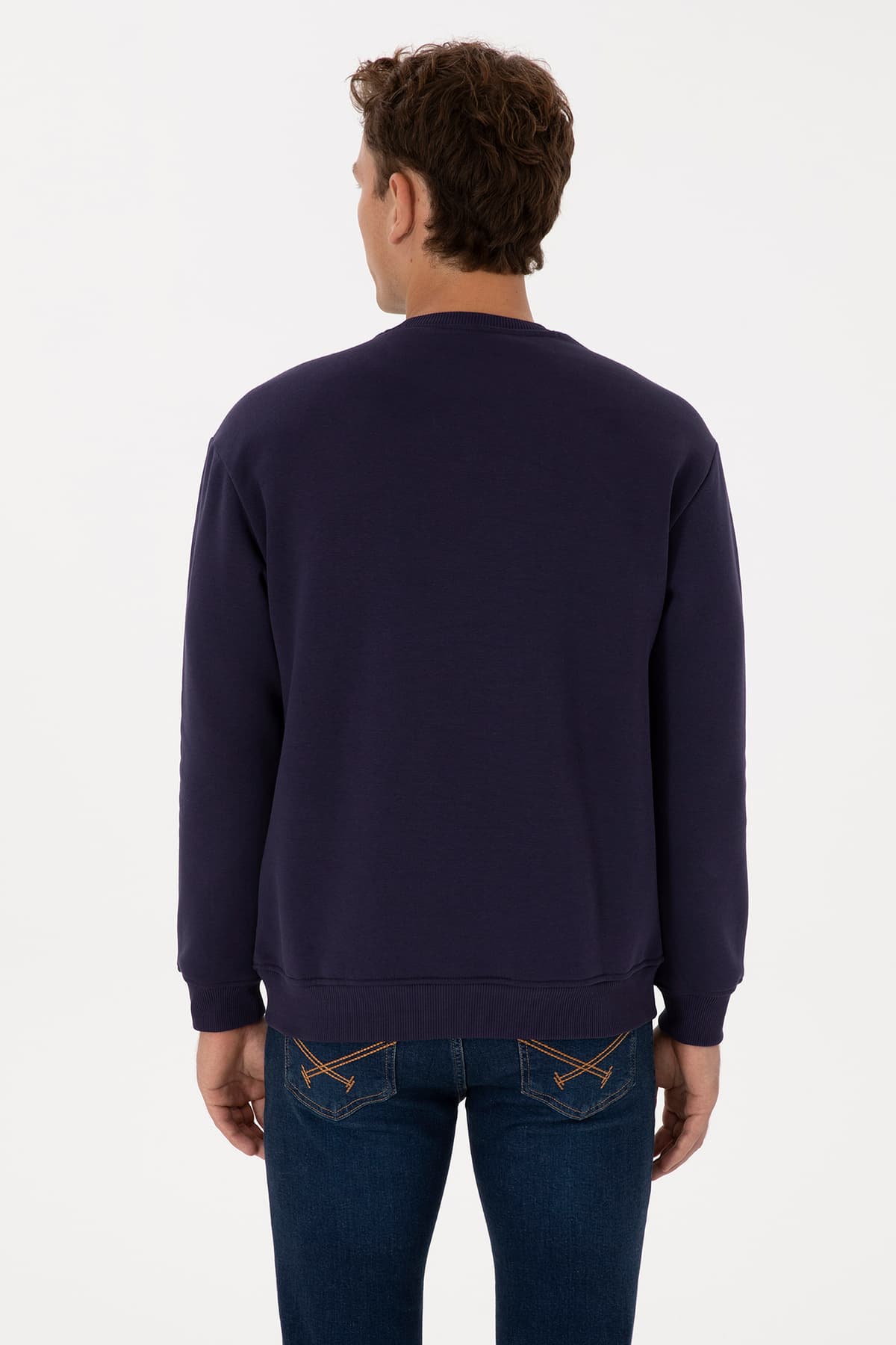 سوئیشرت مردانه U.S. Polo Assn. فیت راحت کرکی مورد مدل 50313757-VR074 سوئیشرت مردانه U.S. Polo Assn. فیت راحت کرکی مورد مدل 50313757-VR074
