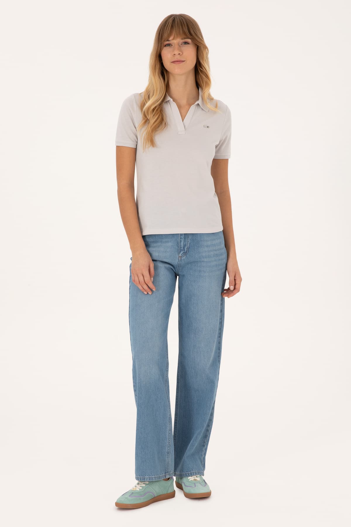 تیشرت زنانه U.S. Polo Assn. یقه پولو مدل 50320032-VR049 تیشرت زنانه U.S. Polo Assn. یقه پولو مدل 50320032-VR049