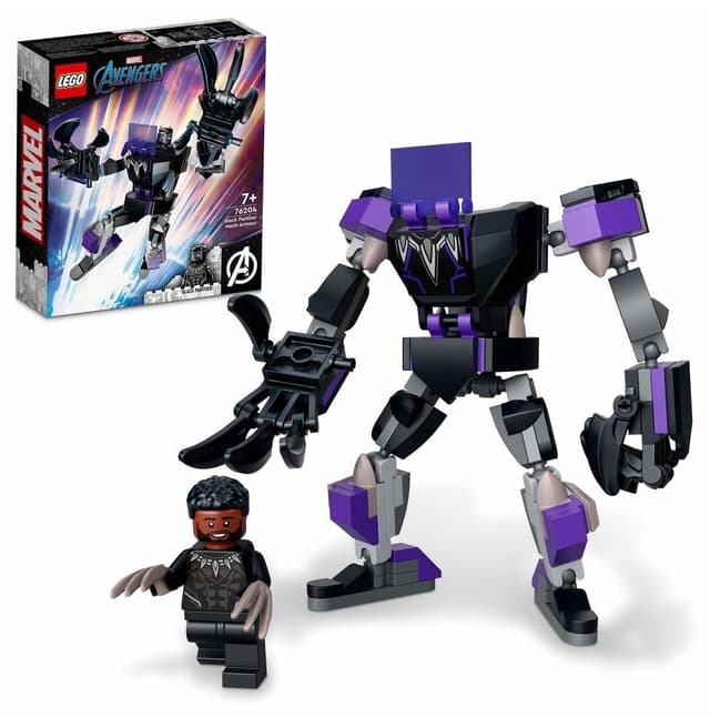 لگو 76204 Marvel زره رباتی Black Panther، 124 قطعه لگو 76204 Marvel زره رباتی Black Panther، 124 قطعه