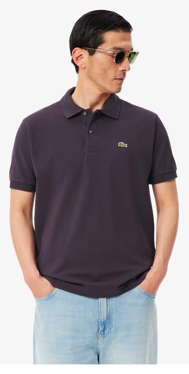 پولوشرت مردانه Lacoste فیت کلاسیک بنفش مدل L.12.12 پولوشرت مردانه Lacoste فیت کلاسیک بنفش مدل L.12.12