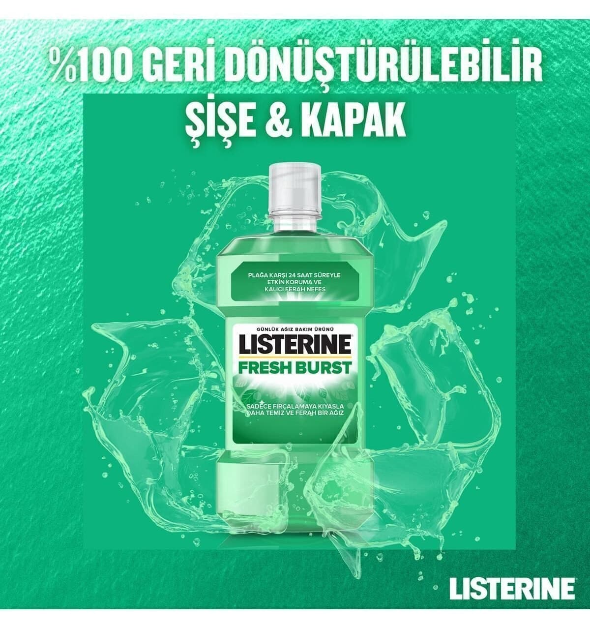 دهانشویه Listerine Fresh Burst 500ml دهانشویه Listerine Fresh Burst 500ml