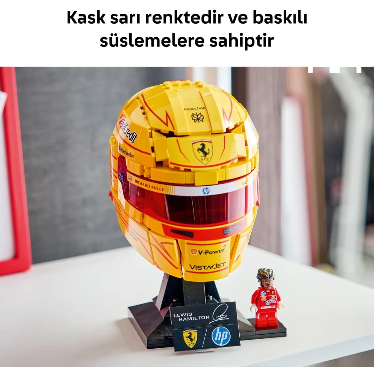 لگو Editions Scuderia Ferrari HP Lewis Hamilton کلاه ایمنی 14+ سال مدل 43022 (884P) لگو Editions Scuderia Ferrari HP Lewis Hamilton کلاه ایمنی 14+ سال مدل 43022 (884P)