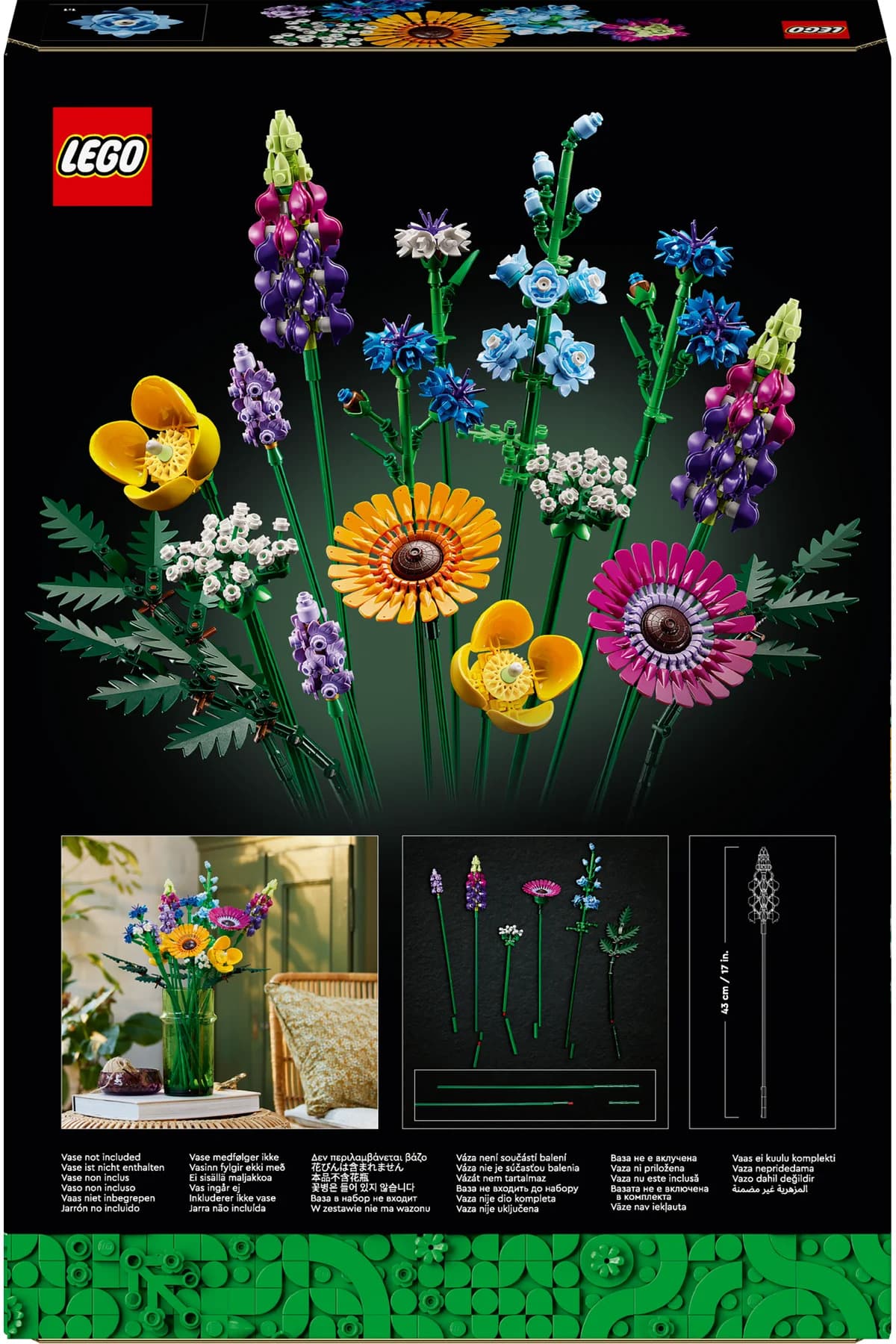 لگو Botanicals دسته گل وحشی مدل 10313 با 939 قطعه لگو Botanicals دسته گل وحشی مدل 10313 با 939 قطعه