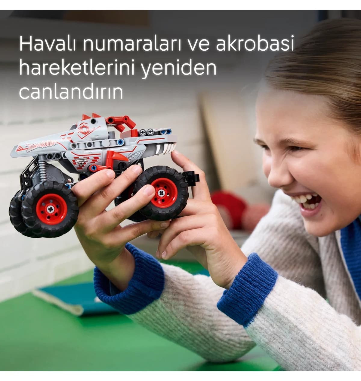 لگو Technic Monster Jam ThunderROARus پولبک مدل 42200 با 232 قطعه لگو Technic Monster Jam ThunderROARus پولبک مدل 42200 با 232 قطعه