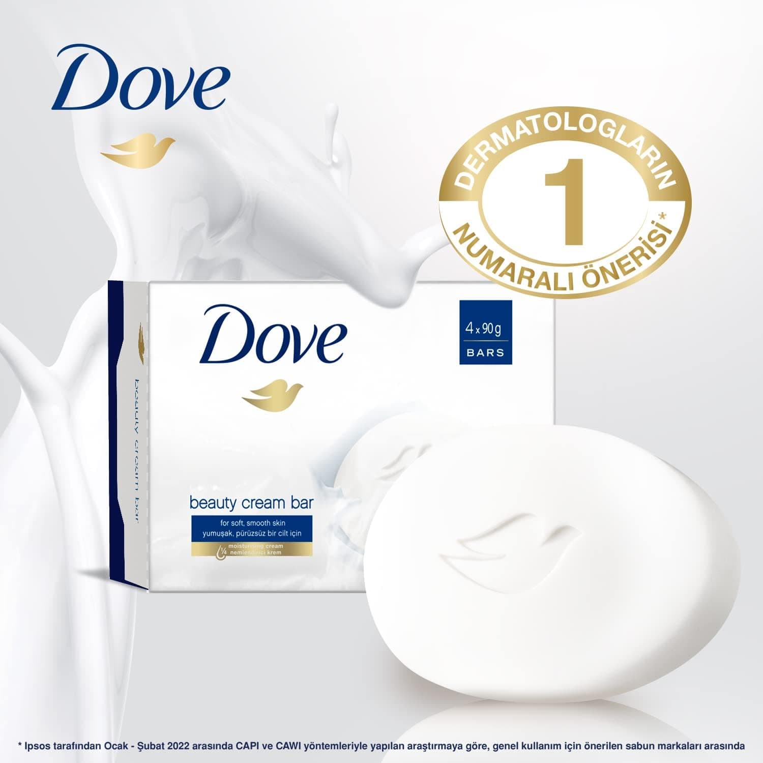 صابون کرمی Dove با خاصیت مرطوبکنندگی مدل Original، 4x90 g صابون کرمی Dove با خاصیت مرطوبکنندگی مدل Original، 4x90 g
