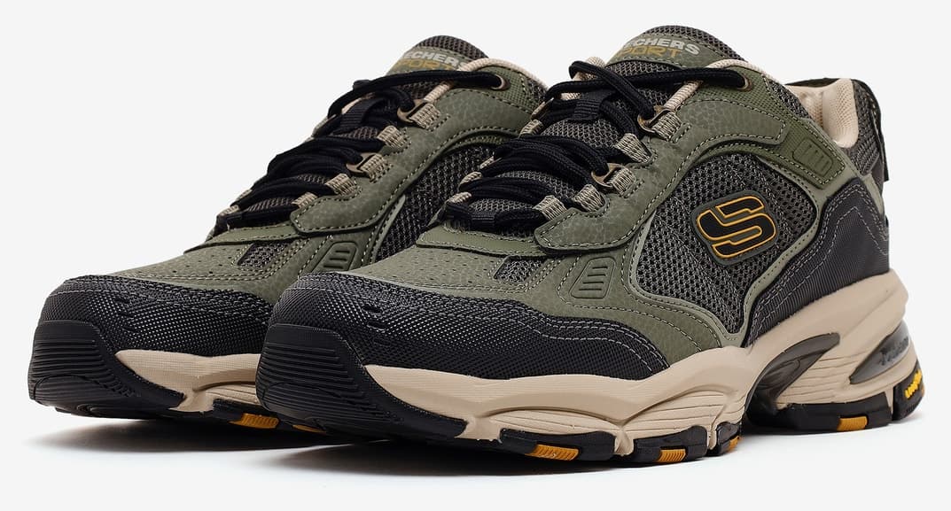 کفش مردانه Skechers VIGOR 3.0 خاکی اوتدور مدل 237145 OLBK کفش مردانه Skechers VIGOR 3.0 خاکی اوتدور مدل 237145 OLBK