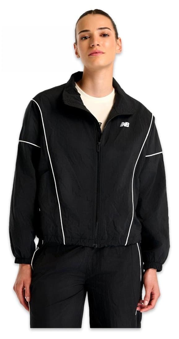 ژاکت زنانه New Balance مشکی مدل Wnj3542 ژاکت زنانه New Balance مشکی مدل Wnj3542