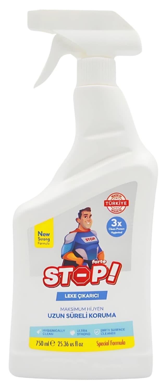 ست پاککننده قوی STOP Forte برای لکه، درز، چربی، کثیفی، توالت و حمام 4 × 750 ml ست پاککننده قوی STOP Forte برای لکه، درز، چربی، کثیفی، توالت و حمام 4 × 750 ml