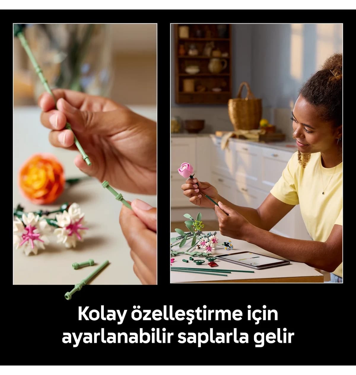 لگو Botanicals دسته گل صورتی مدل 10342 با 749 قطعه لگو Botanicals دسته گل صورتی مدل 10342 با 749 قطعه