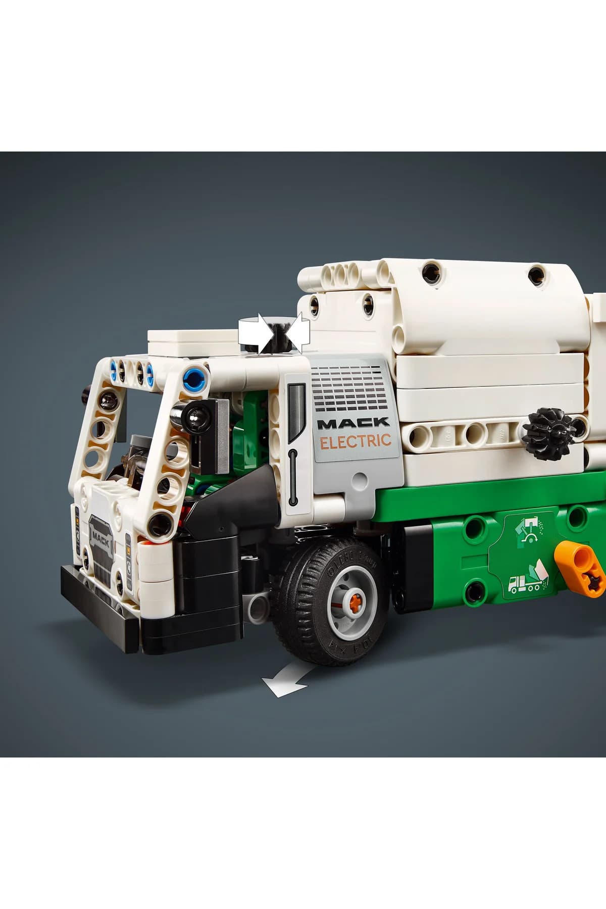 مجموعه ساخت کامیون حمل زباله لگو Technic Mack LR Electric مدل 42167 مناسب 8+ (503 قطعه) مجموعه ساخت کامیون حمل زباله لگو Technic Mack LR Electric مدل 42167 مناسب 8+ (503 قطعه)