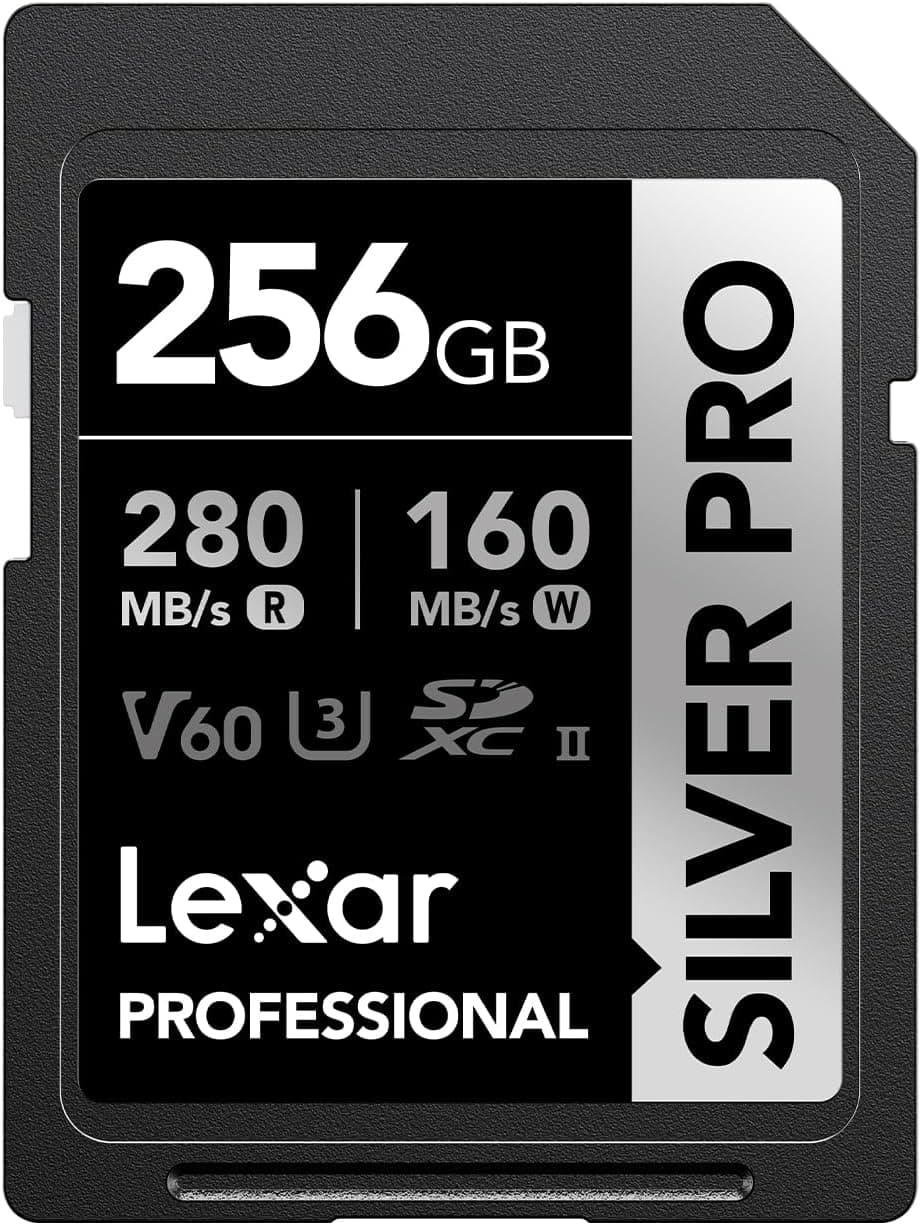 کارت حافظه SDXC برای عکاس و فیلمبردار حرفهای Lexar نقرهای 128GB PRO UHS-II C10 U3 V60 مدل LSDSIPR128G-BNNNU کارت حافظه SDXC برای عکاس و فیلمبردار حرفهای Lexar نقرهای 128GB PRO UHS-II C10 U3 V60 مدل LSDSIPR128G-BNNNU
